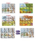 Diytoy 4'lü Mevsimler Puzzle – Eğitici ve Eğlenceli Puzzle Seti