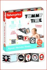 Fisher-Price Tummy Time Aynalı Aktivite Kitabı – 11 Yüksek Çözünürlüklü Görsel, Güvenli Ayna, Akordiyon Kitap
